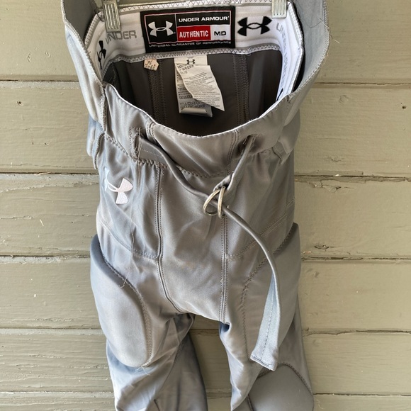 Under Armor Padded Football Pants Grey - Picture 1 of 6